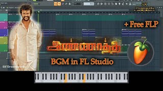 Annaatthe Teaser Bgm in FL Studio | Rajinikanth | D. Imman | Siva | SK Dreamworks | Superstar