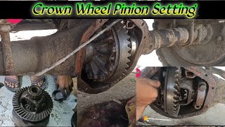 🔥Crown Wheel Pinion Setting/Tata Differential Crown Wheel Problem and Solution