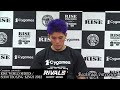 原口健飛試合後インタビュー cygames presents rise world series shootboxing kings 2022 ｜2022.12.25【official】