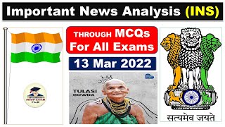 Daily Current Affairs 13 March 2022, The Hindu, PIB News, Indian Express, Nano Magazine #UPSC #INS