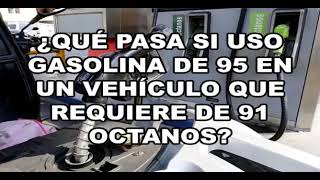 Diferencia entre gasolina 91 y 95