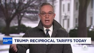 Trump: Reciprocal tariffs to be announced today