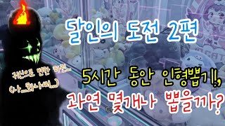 5시간 동안 인형뽑기를 했다고?!ㅋㅋ 달인의 도전 2편 나왔습니다!!