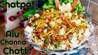 Channa Chaat Recipe Easy_How to Make Street Style Chana Chaat At Home Easily_Tangy Kick Chaat Recipe