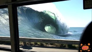 YOU'VE NEVER SEEN A TSUNAMI THIS TERRIFYING BEFORE!