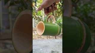 How to make Bamboo Cup #Bamboo #Craft #diy