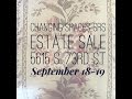 Changing Spaces SRS Estate Sale--September 18-19--S. 73rd St.