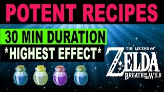 Cooking Elixir & Food Recipes - HIGH LEVEL 30 Minute Durations - Zelda: Breath o