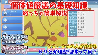 個体値厳選の基礎知識について簡単解説【ポケモンダイパリメイク】