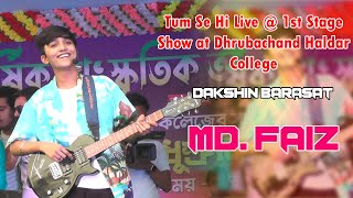 Tum Se Hi - Mohammad Faiz Live Stage Performance At Dch College| Mohammad Faiz Superstar Singer 2