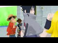 [MMD] sasuke, goku, luffy, peach & sora - swalla (official music video)