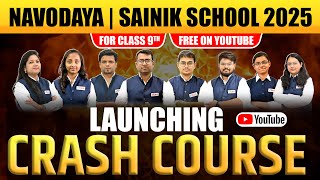 Navodaya Vidyalaya 2025 | Sainik School | Free Crash Course | Class 9 | Selection पक्का