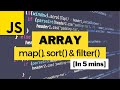 Javascript Array map, sort and filter