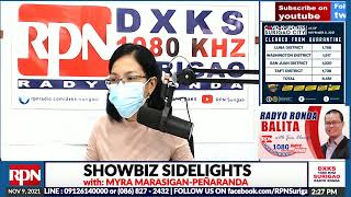 SHOWBIZ SIDELIGHTS with MYRA MARASIGAN-PEÑARANDA | Nov 9, 2021