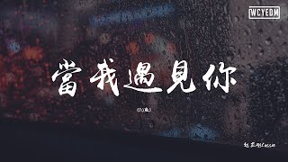 赵芷彤Cassie - 当我遇见你 (DJ版)【動態歌詞/pīn yīn gē cí】