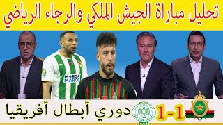 شاهد كيف علق محللي بي ان سبورت عن مباراه الرجاء الرياضي وجيس الملكي