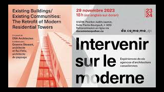 Intervenir sur le moderne. Soirée-conférence 3