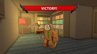 PLAYING MM2 AS A GINGERBREAD MAN (Murder Mystery 2)