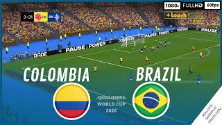 COLOMBIA vs BRASIL | Eliminatorias Mundial 2026 • Simulación & Predicción