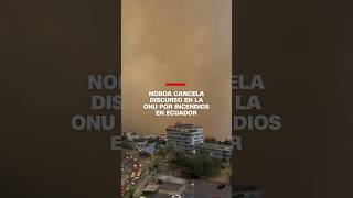 Noboa cancela discurso en la ONU por incendios en Ecuador