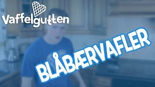 Blåbærevafler oppskrift - Vaffelgutten