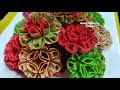 How to make crispy lotus flower cookies