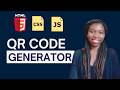 How to Create a QR Code Generator using HTML CSS and Javascript