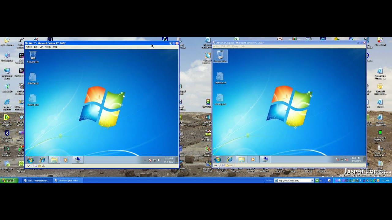Comparing Two Different Upgrades From Windows Xp To Windows 7 32 Bit