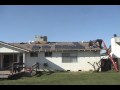 roof mount solar power system installation time lapse