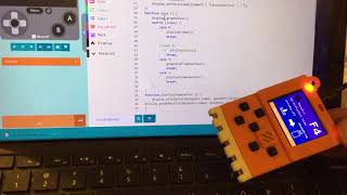 Covid-19 Graphing Coronavirus in China with MakeCode Arcade: Jan22-Feb9th using Meowbit