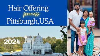 Hair Offering in USA tirupathi #pittsburgh #venkateshwaraswamypooja #hair #svt #pennsylvania