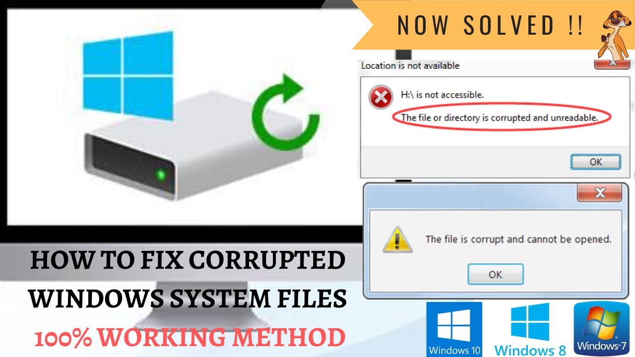 How To Repair Corrupted System Files In Windows 10 | LotusGeek - YouTube