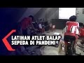 Latihan Atlet Balap Sepeda di Tengah Pandemi