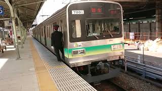 秩父鉄道7800系 7801編成 熊谷駅発車