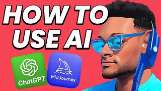 How To Use FREE AI Tools *LIVE* (Chat GPT and MidJourney!)