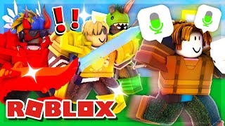 I DESTROYED PLAYERS using VOICE CHAT in Roblox Bedwars!