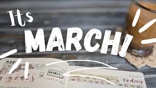 It's March | Setting Up My Goals Page | Book Log | A5 Daily Planner