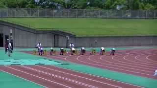 2014中部中学通信女子2年100ｍ予選3組