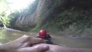 Group body rafting Puerto Rico rain forest