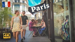 Paris Walks , Summer in Paris - July 12, 2022 -  Chatelet to Place de la République - 4K UHD