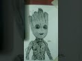 #groot #iamgroot #drawing #shading