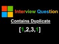 BLIND75: Contains Duplicate - Leetcode 217 - Python