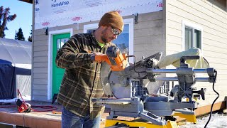 Off Grid Cabin | DIY Siding Installation