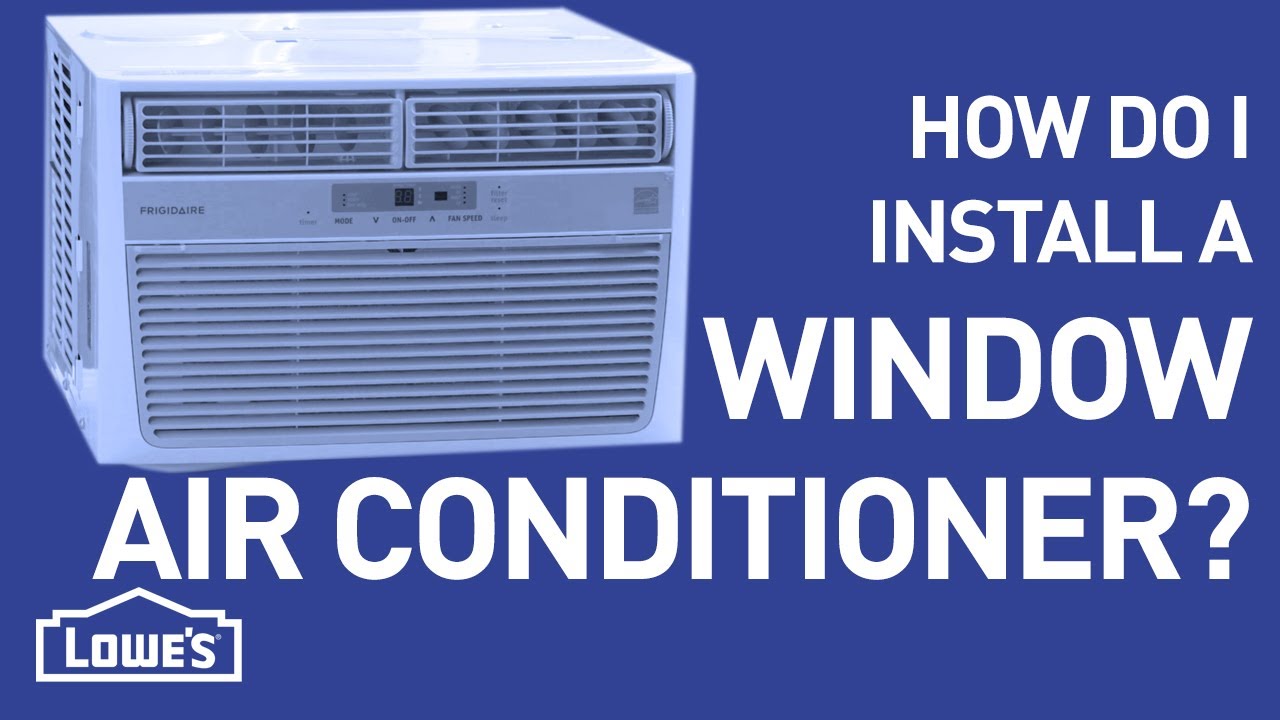 How Do I Install A Window A/C Unit? | DIY Basics - YouTube