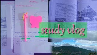 #study vlog 8//study with me//nature is love