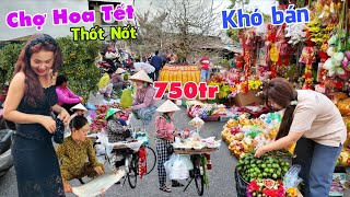 Đầy cá khủng và bông tết chợ Thốt Nốt Cần Thơ buôn bán thời buổi này quá khó