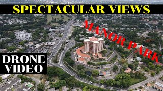 DRONE VIDEO | LOOKING AT THE SPECTACULAR VIEWS OF KINGSTON FROM THE MANOR PARK AREA | KGN | JAMAICA