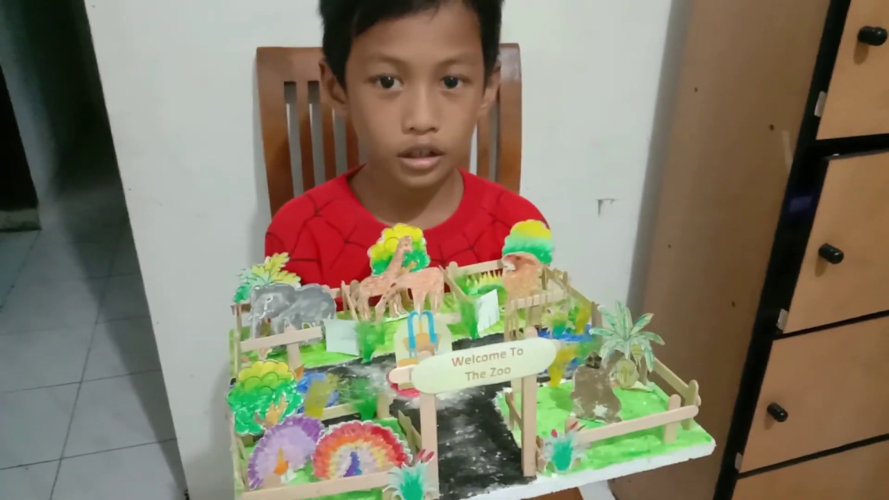 Maket Kebun Binatang Mudah Dan Simpel | Tema 7 Kelas 2 SD/Mi - YouTube