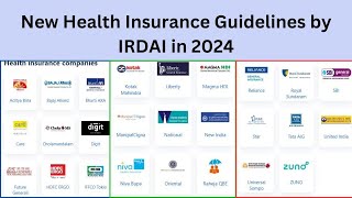 IRDAI introduced new health insurance guidelines first April 2024!!Senior Citizens!!