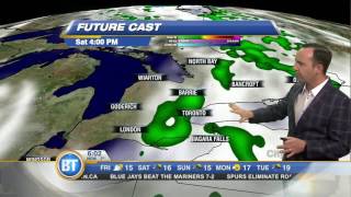 Video: Below-seasonal high of 15 C in Friday's forecast